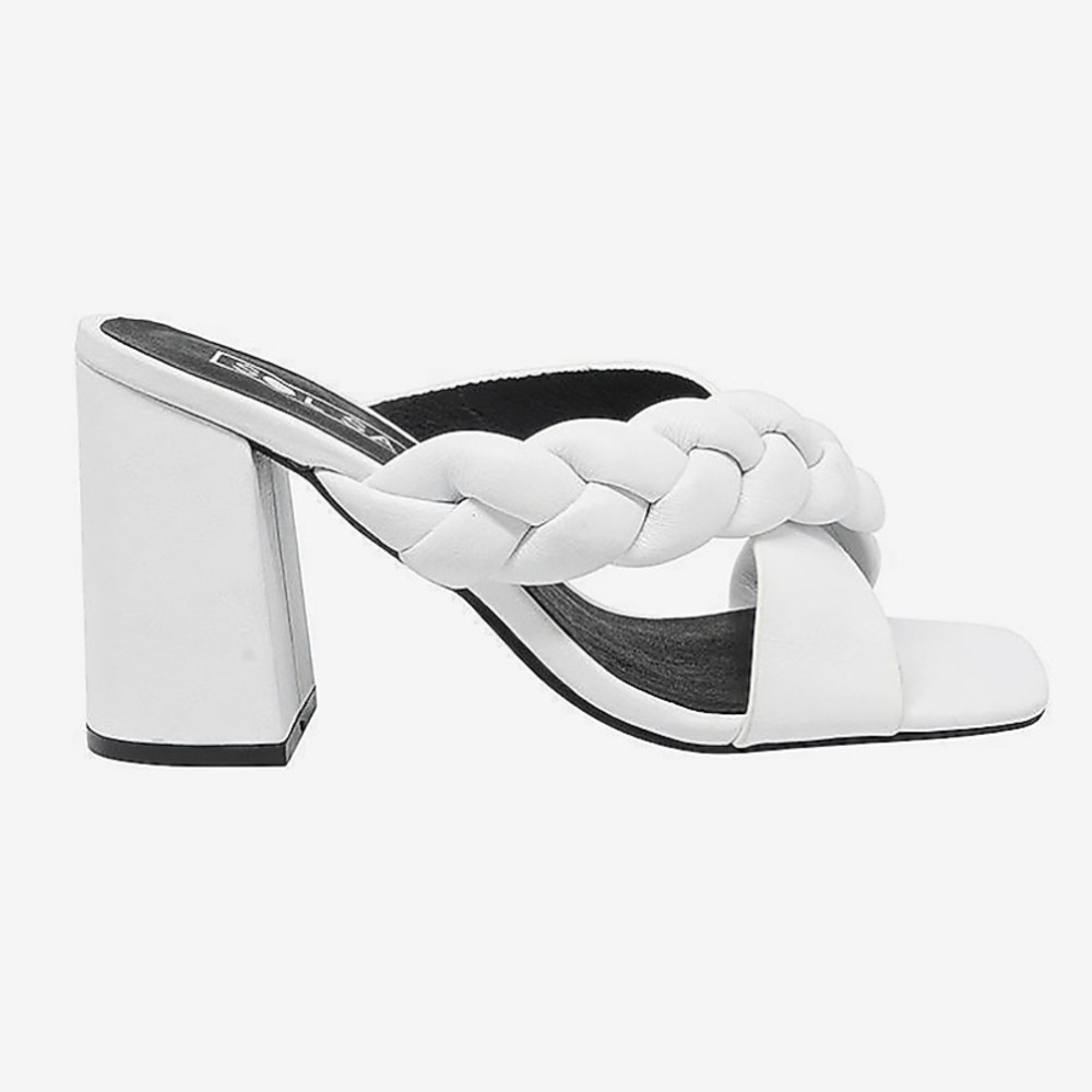 Sol Sana Jovy Mule Sandals in White